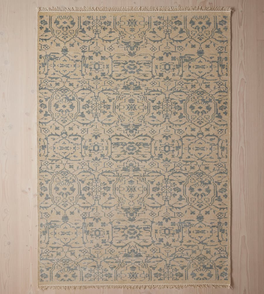 Hand Knotted , Hand Tufted Silvanus Blue Rug