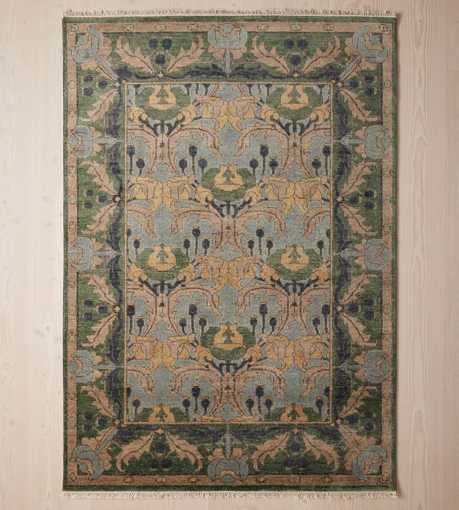 Hand Knotted , Hand Tufted Catherine Navy Rug