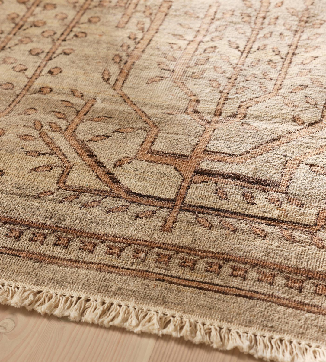 Hand knotted , Hand tufted Jaipur Neutral Rug