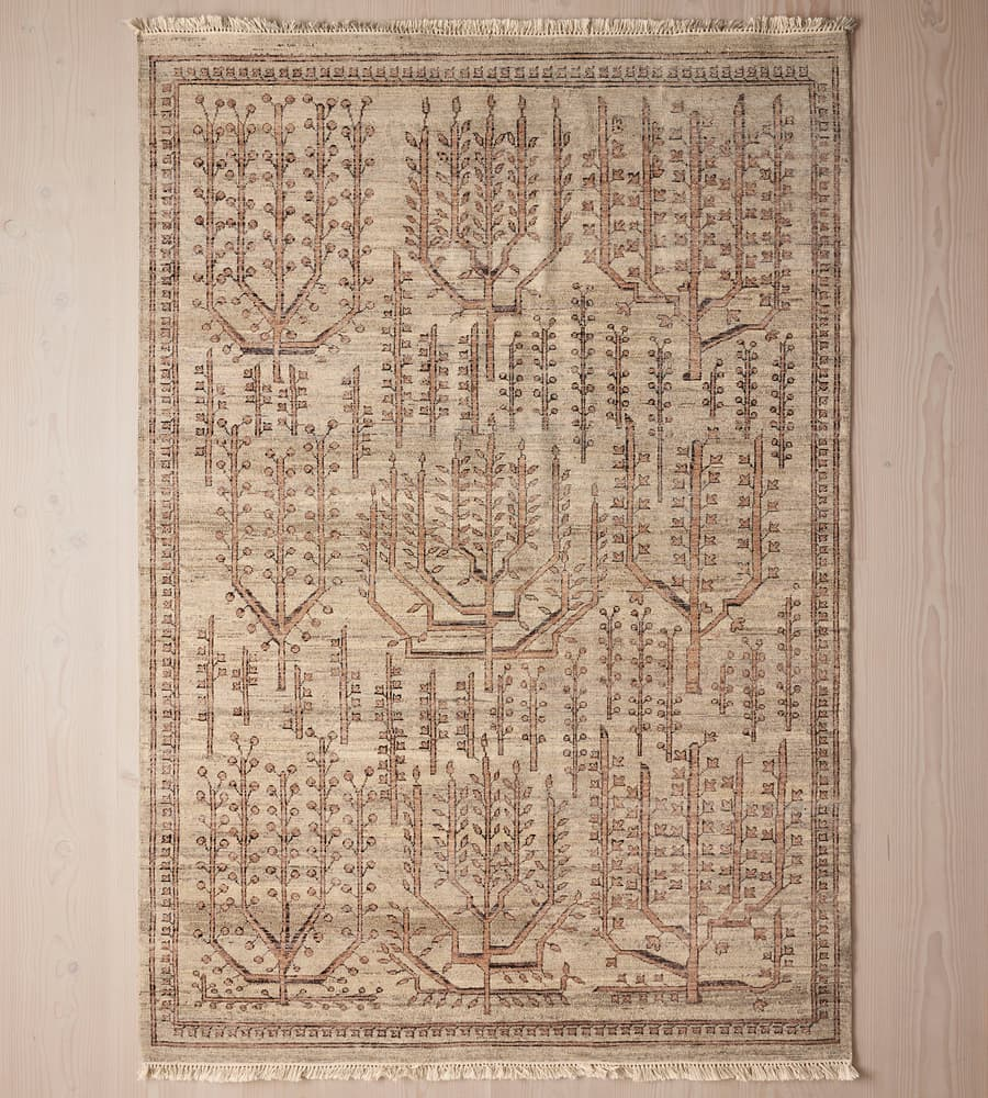 Hand knotted , Hand tufted Jaipur Neutral Rug