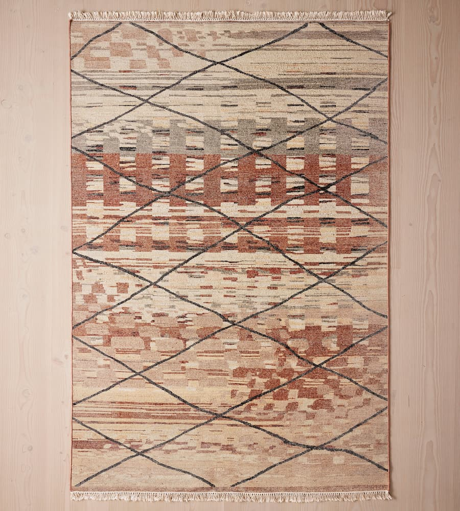 Hand Knotted , Hand Tufted Holstein Rug