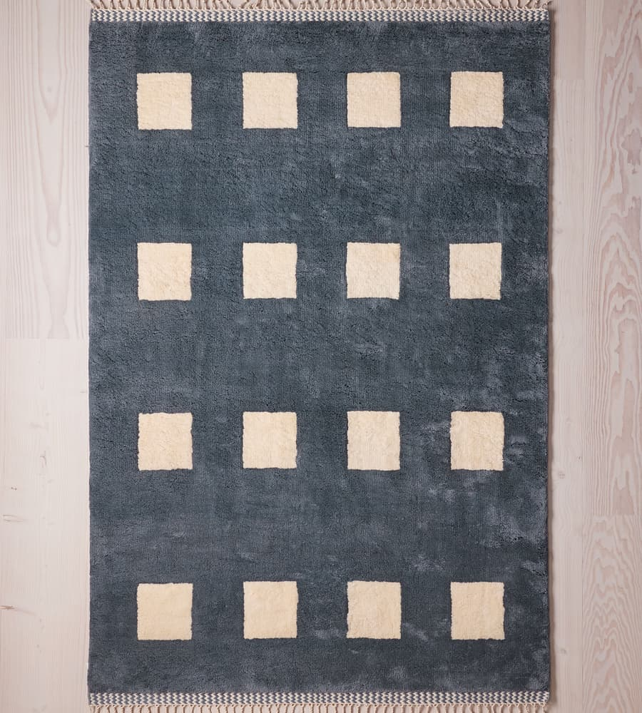 Hand Knotted , Hand Tufted Arcus  Grey Blue Rug