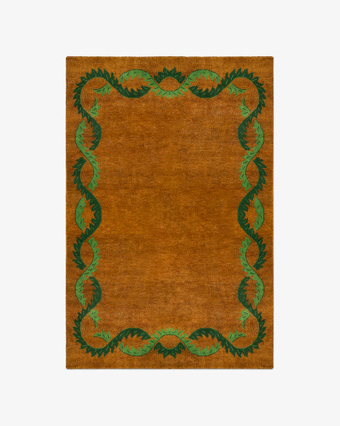 Hand Knotted , Hand Tufted Climbing Vine ISSIMO Rug