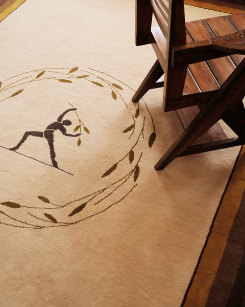 Hand Knotted , Hand Tufted Fabrizio Casiraghi - Farmer Rug