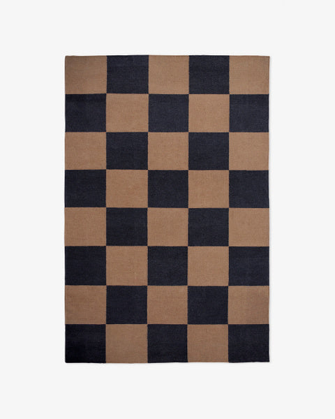 Hand loom , Hand Tufted Square – Tobacco Rug