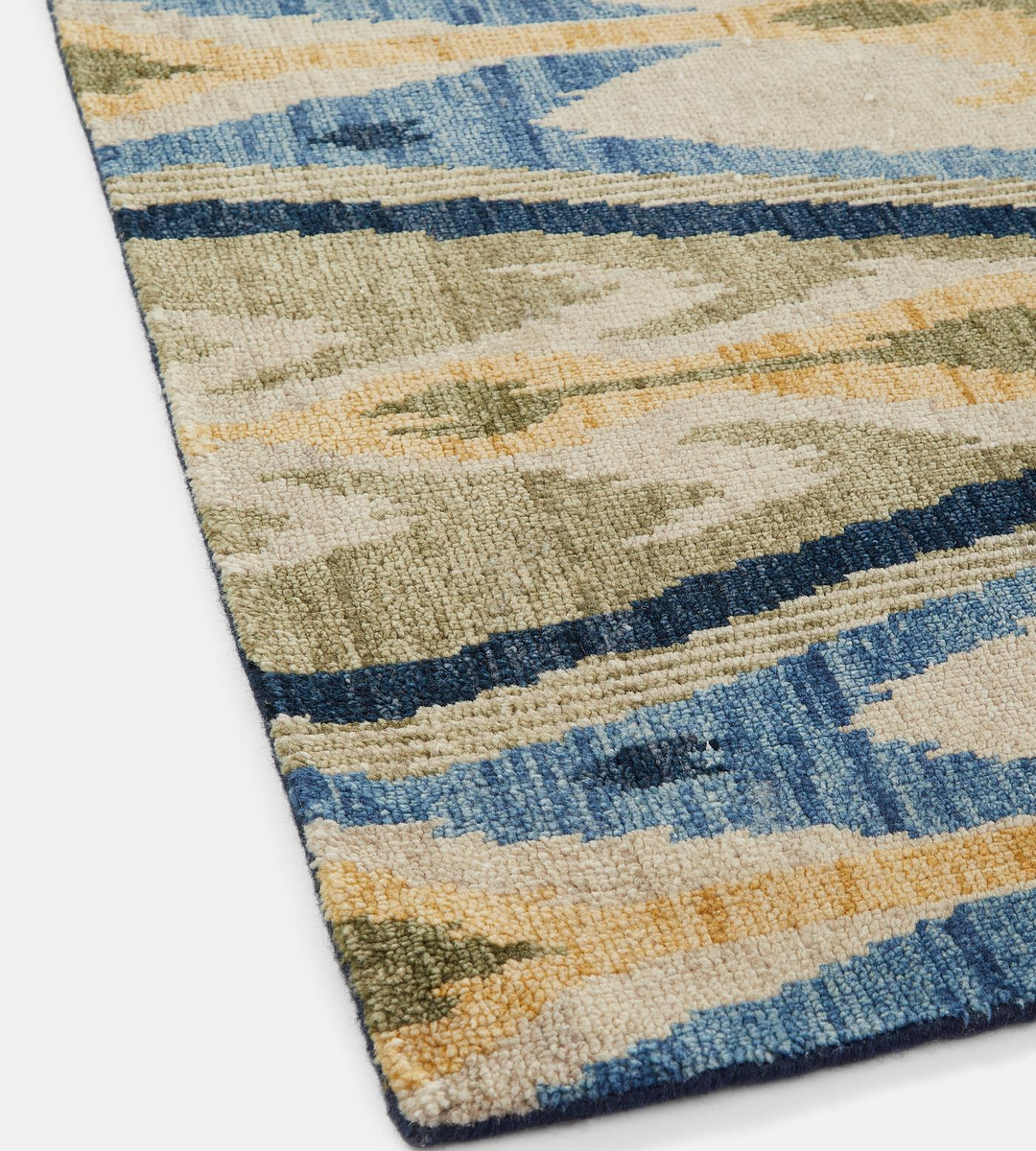 Hand Knotted , Hand Loom Alderton  Blue Rug