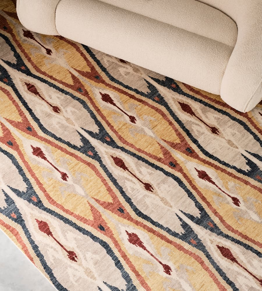 Hand Knotted , Hand Tufted Alderton  Rust Rug