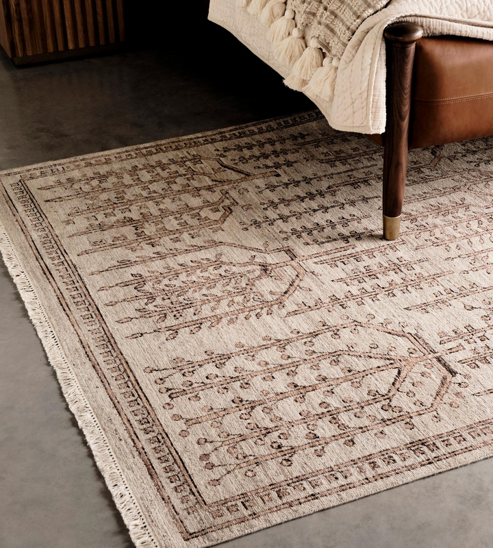 Hand knotted , Hand tufted Jaipur Neutral Rug