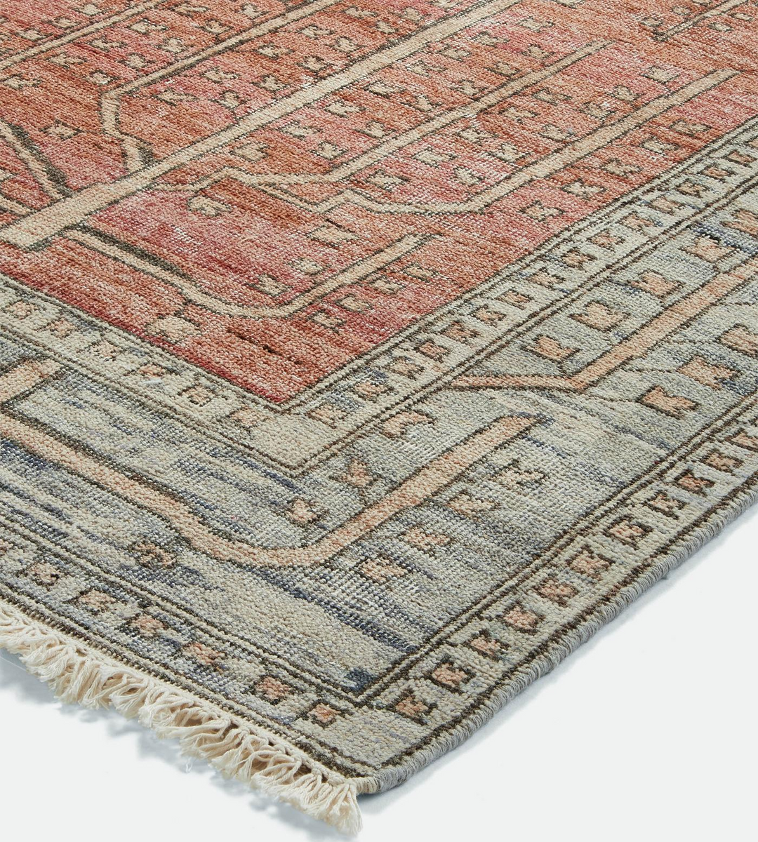 Hand Knotted , Hand Tufted  Rust Jaipur Rug