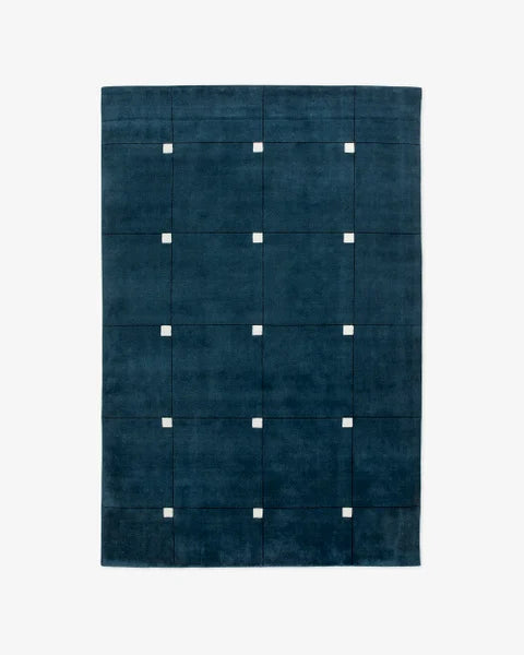 Hand Loom , Hand Tufted Modern – Teal Rug