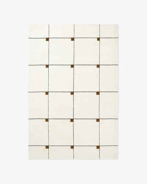 Hand Loom , Hand Tufted Modern – Cream Rug