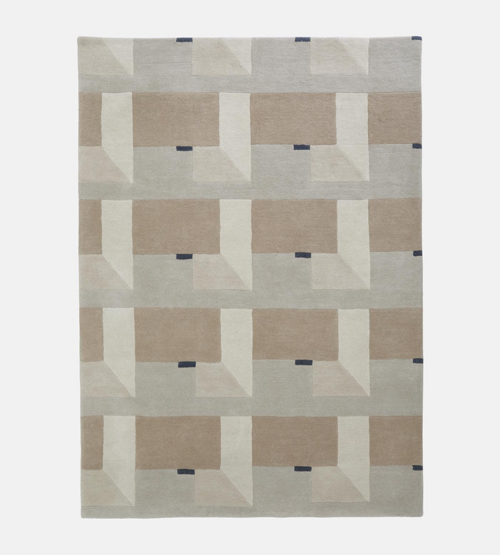 Hand tufted Blake Rug, Cream