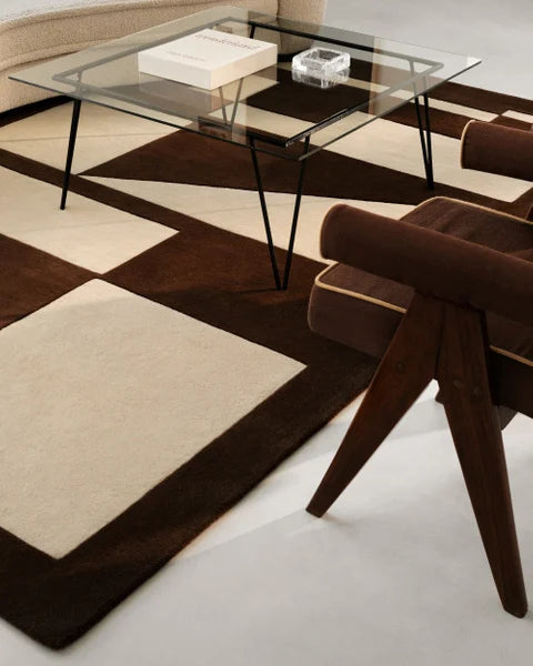 Hand Tufted Untitled 3 – Walnut Rug