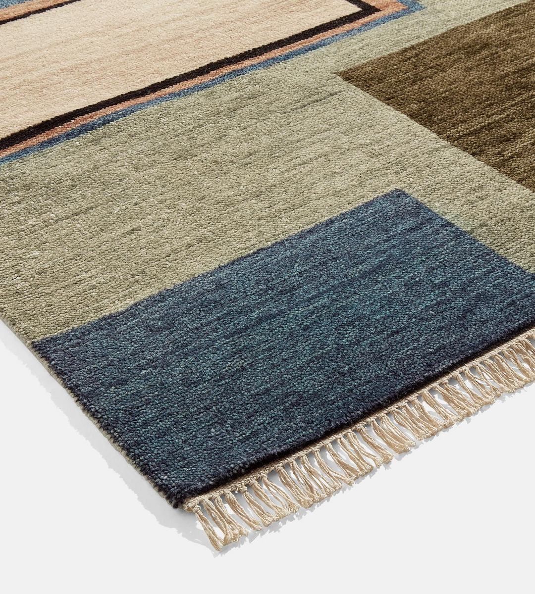 Hand Knotted , Hand tufted Braunton Rug