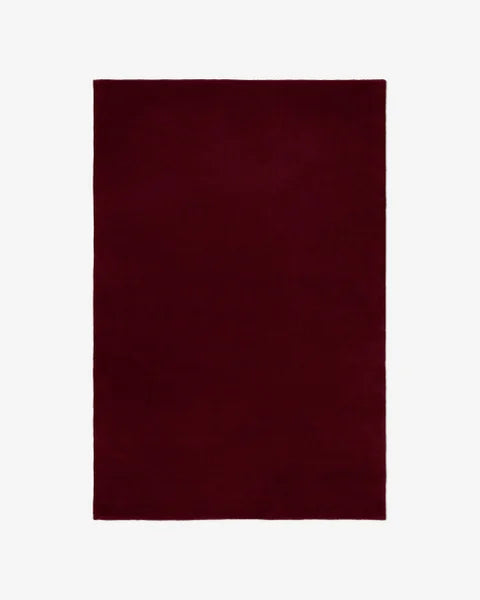 Hand Loom , Hand Tufted Grand – Deep Wine