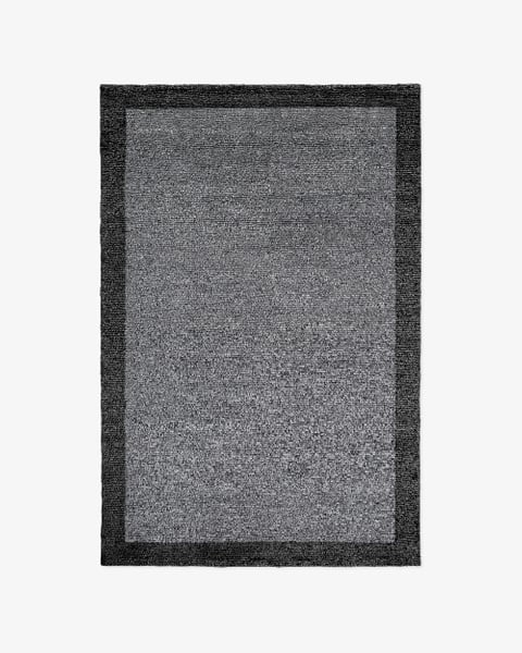 Hand Knotted , Hand Tufted Ryya 02 – Black/White Rug