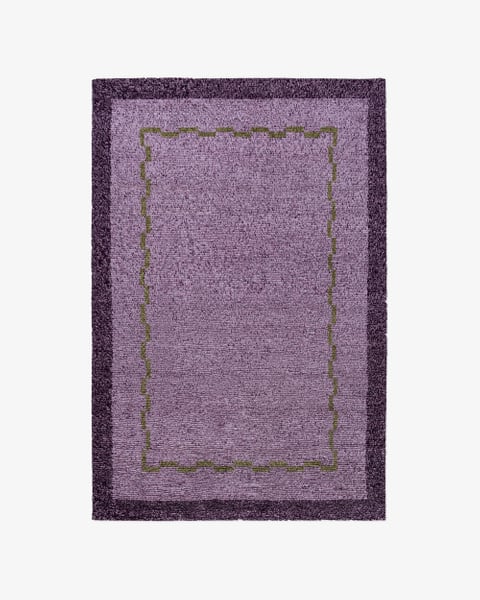 Hand Knotted , Hand Tufted Ryya 01 – Lilac Rug