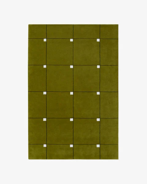 Hand Loom , Hand Tufted Modern – Milano Green Rug